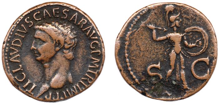 реверс RIC I (second edition) Claudius 116