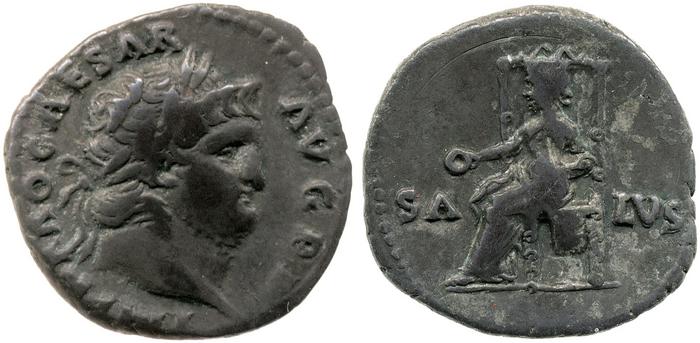 RIC I (second edition) Nero 72, реверс, bm