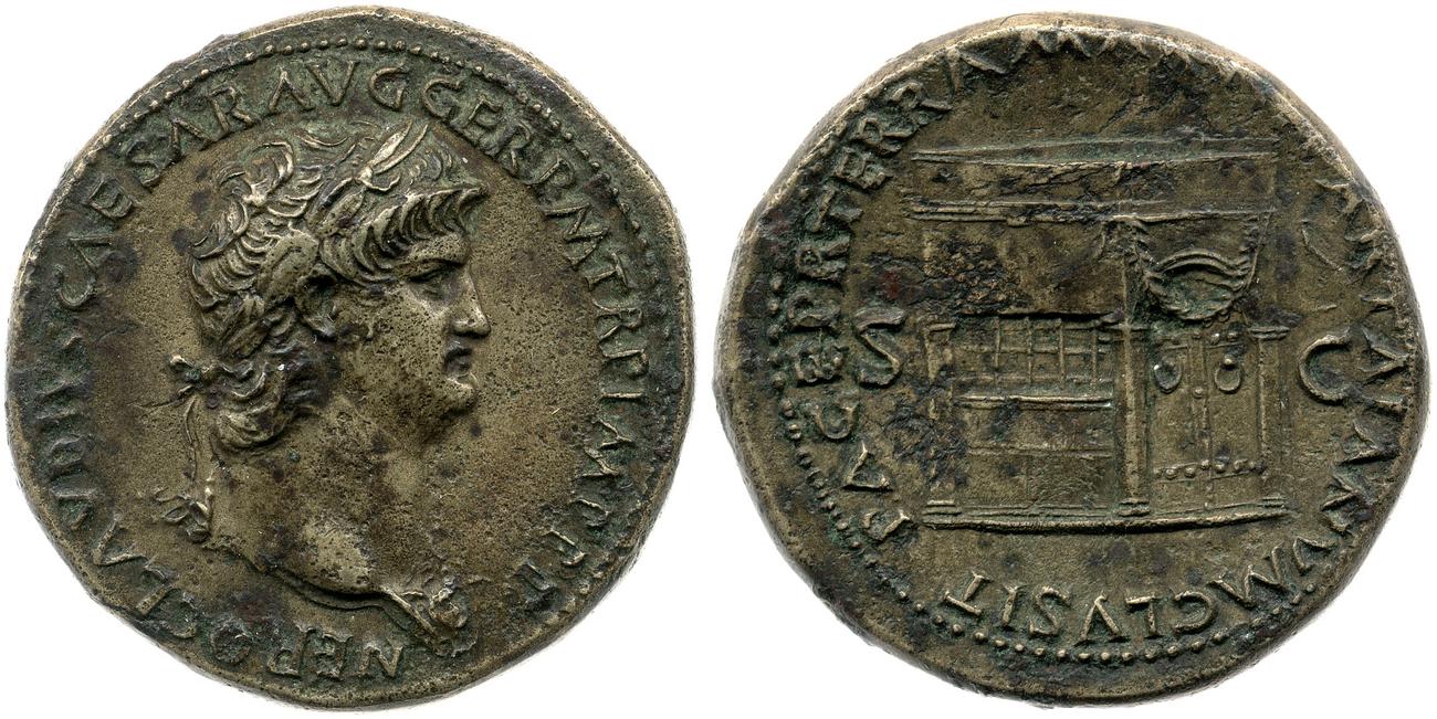 RIC I (second edition) Nero 266, аверс, Британский музей