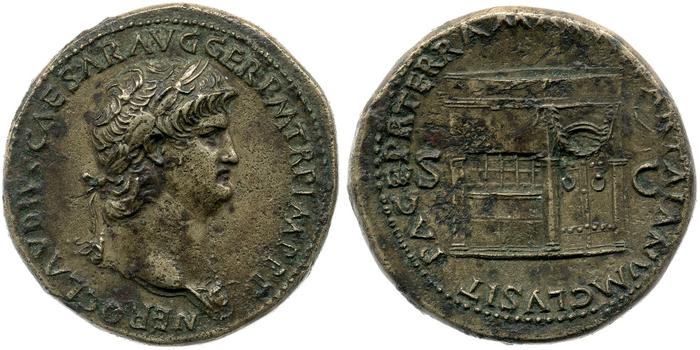 RIC I (second edition) Nero 266, реверс, Британский музей