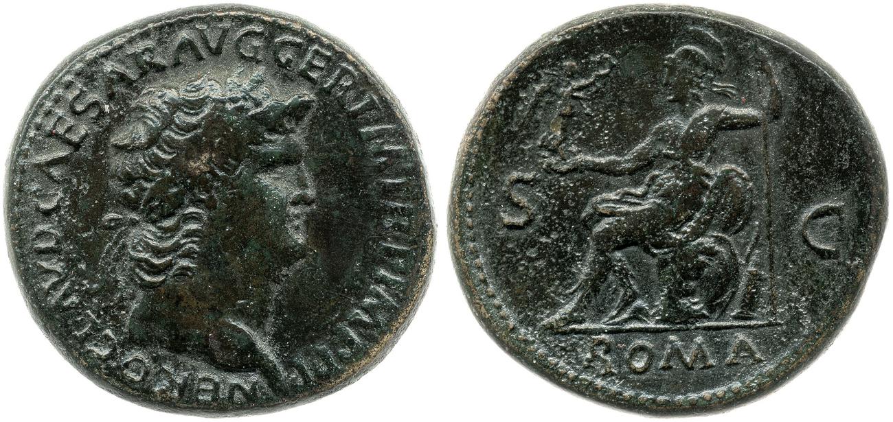RIC I (second edition) Nero 279, аверс, Британский музей