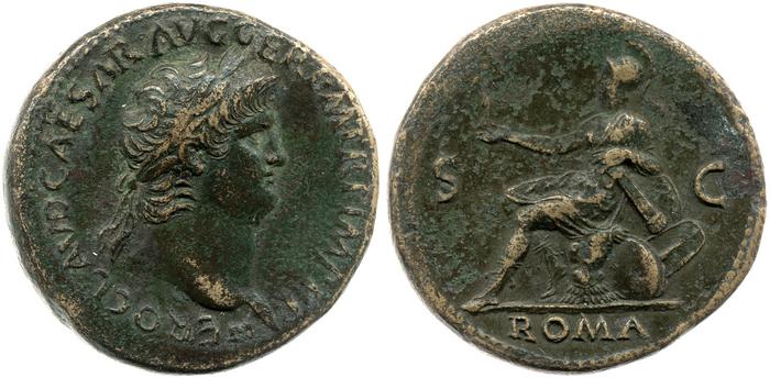 RIC I (second edition) Nero 273, реверс, bm