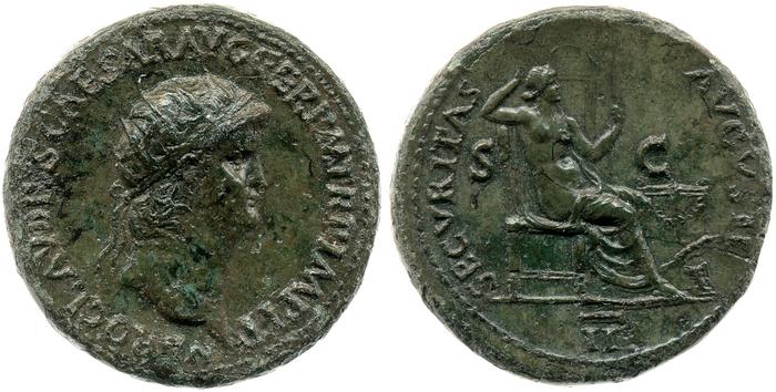 RIC I (second edition) Nero 193, реверс, bm