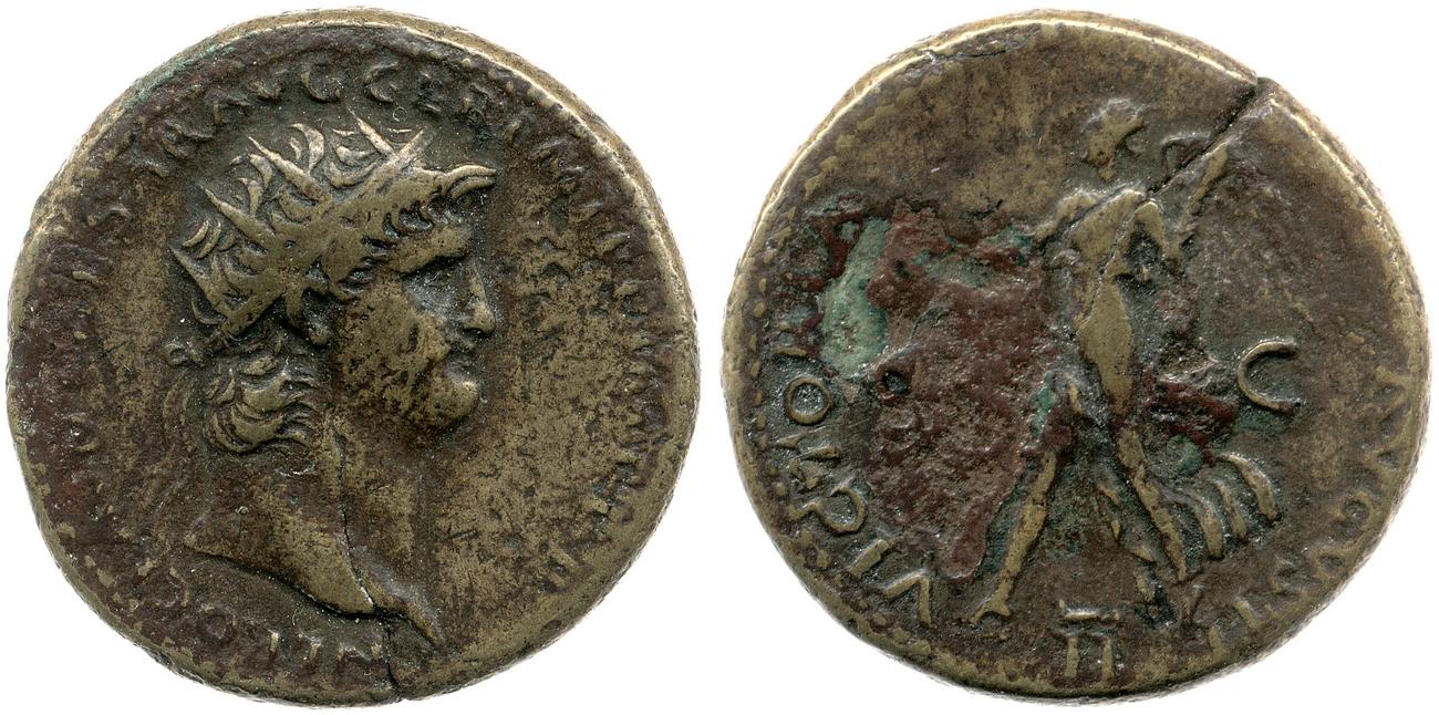 RIC I (second edition) Nero 196, аверс, bm