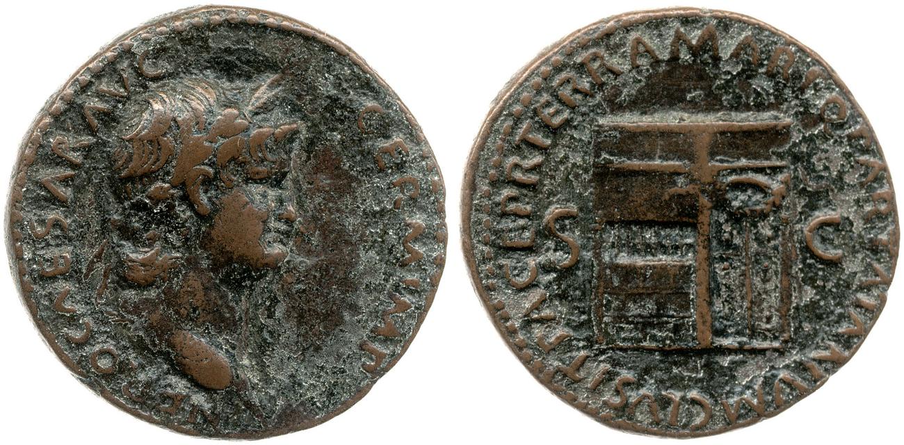 RIC I (second edition) Nero 300, аверс, Британский музей