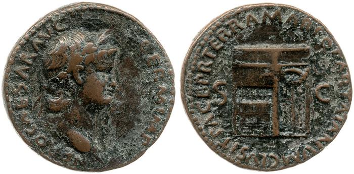 RIC I (second edition) Nero 300, реверс, Британский музей
