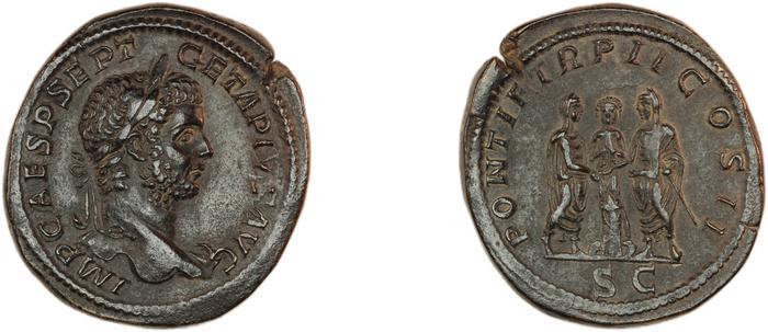 реверс RIC IV Geta 156A