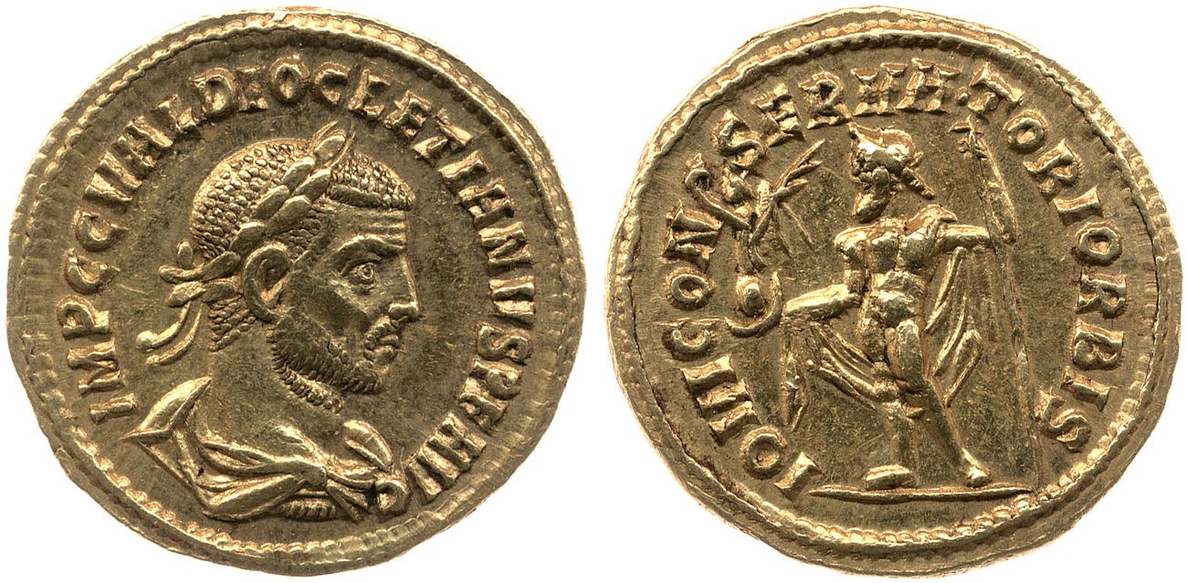 obverse RIC V Diocletian 299