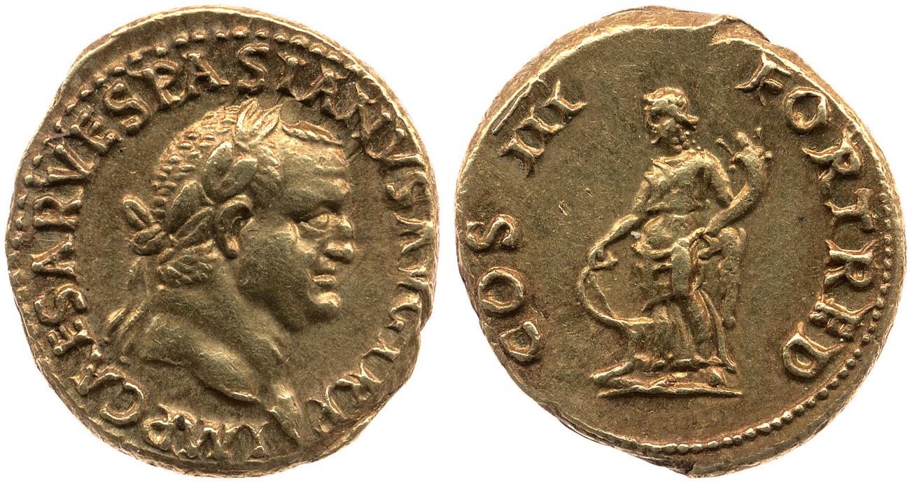 obverse RIC II, Part 1 (second edition) Vespasian 1110