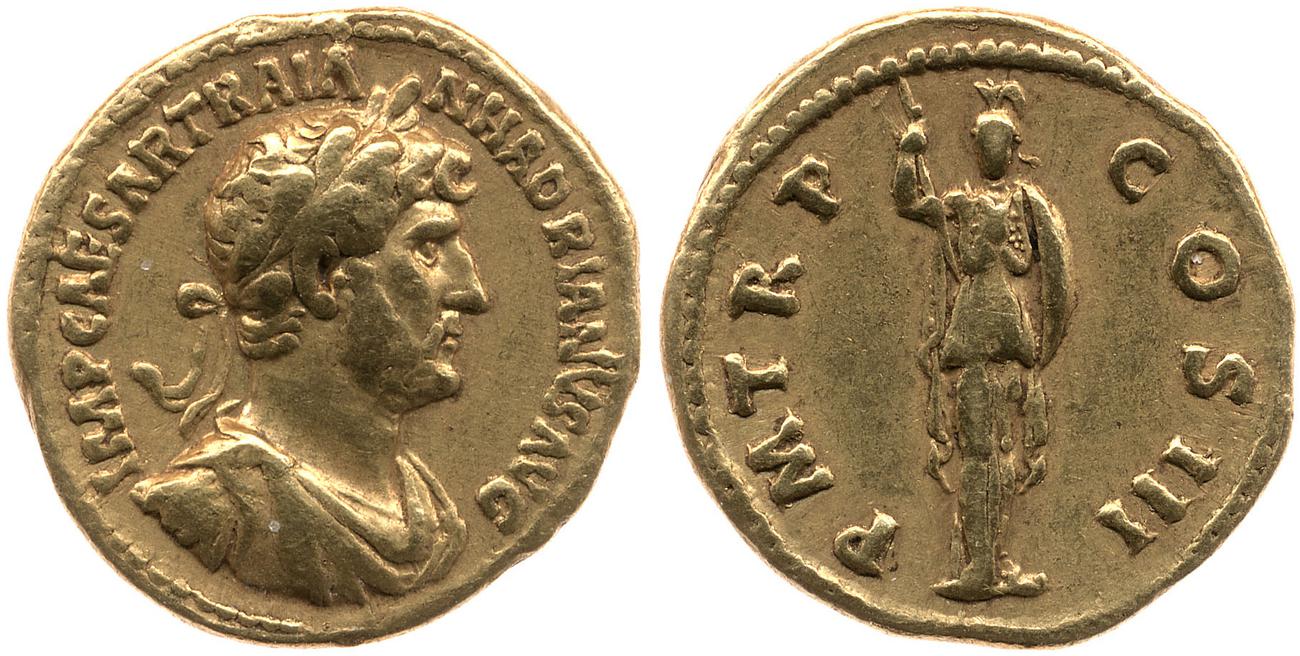 obverse RIC II, Part 3 (second edition) Hadrian 298