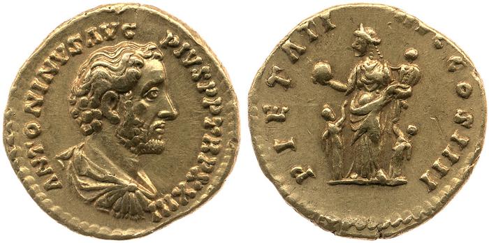 реверс RIC III Antoninus Pius 302B
