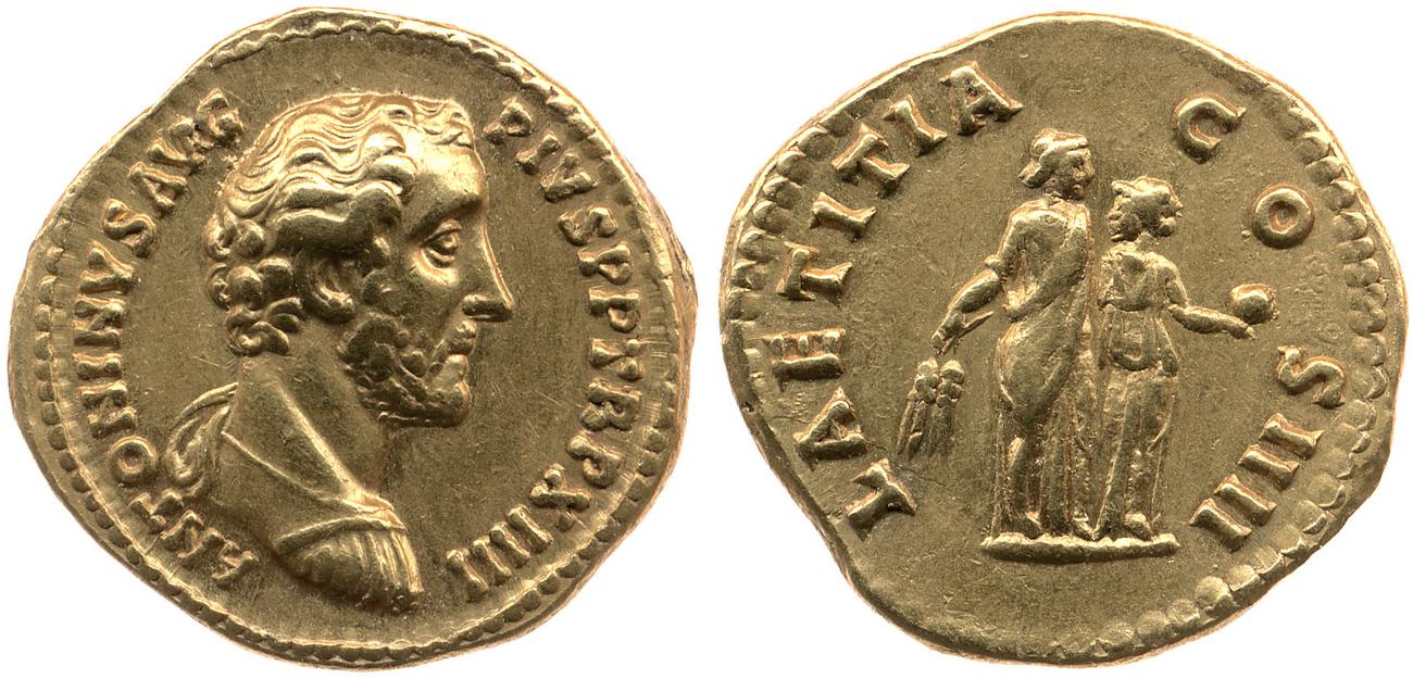 аверс RIC III Antoninus Pius 199B