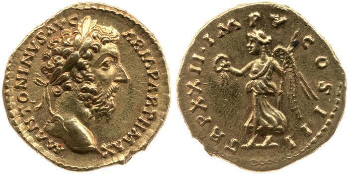 реверс RIC III Marcus Aurelius 194