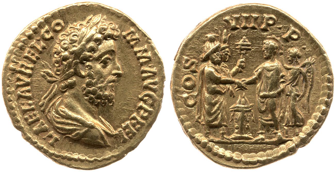 аверс RIC III Commodus 246
