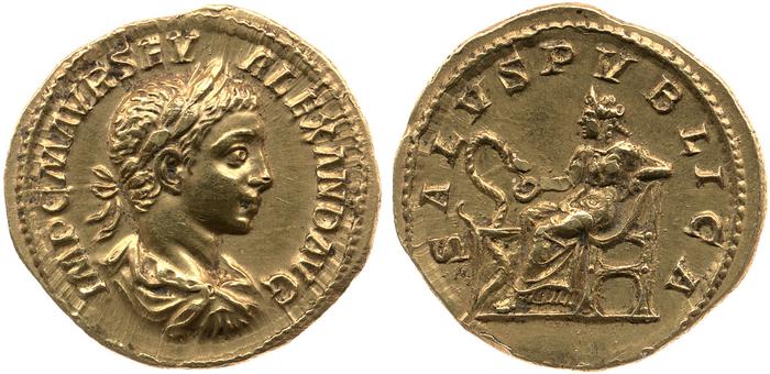 реверс RIC IV Severus Alexander 177
