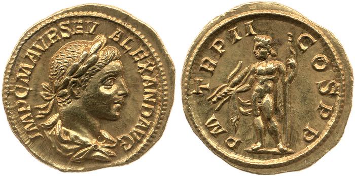 реверс RIC IV Severus Alexander 18