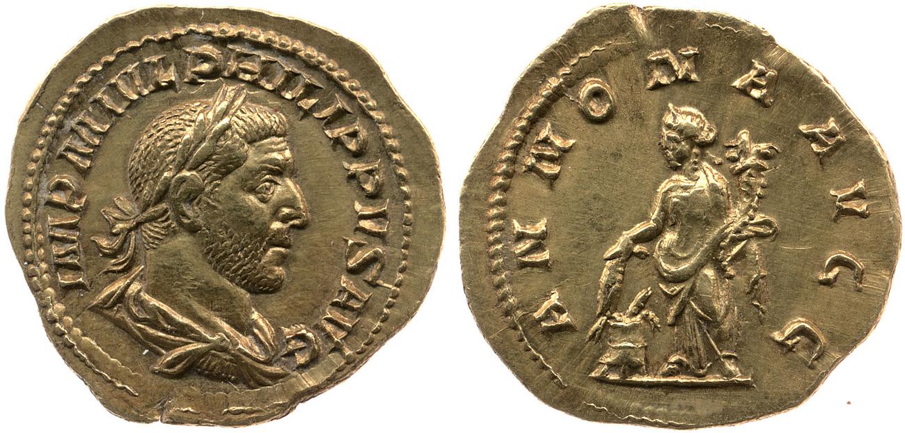 obverse RIC IV Philip I 28A