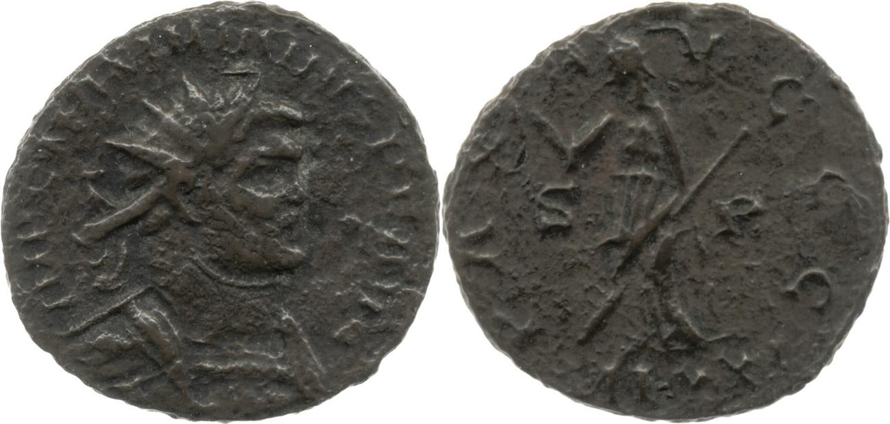 obverse RIC V Carausius issuing for Diocletian/Maximian 34