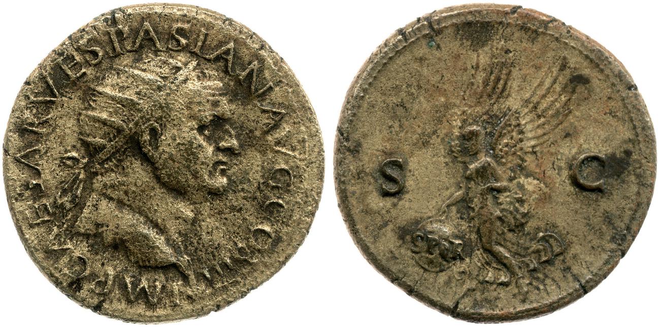 obverse RIC II, Part 1 (second edition) Vespasian 1154