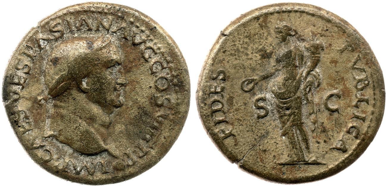 obverse RIC II, Part 1 (second edition) Vespasian 1210