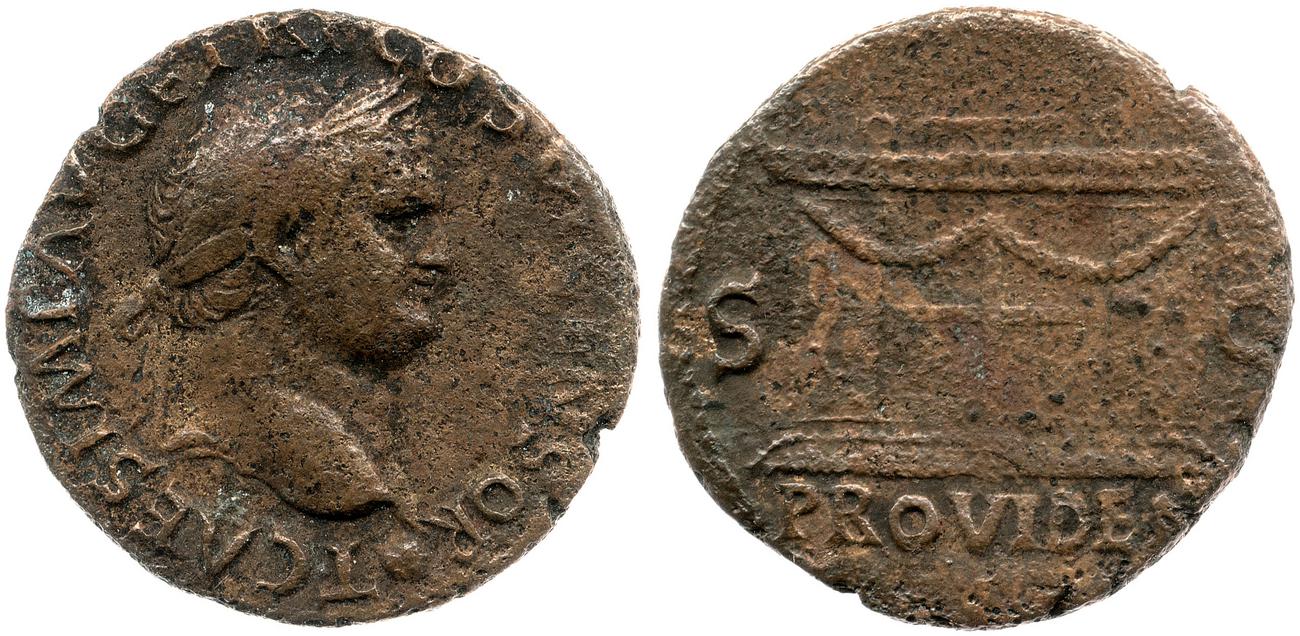 obverse RIC II, Part 1 (second edition) Vespasian 1271