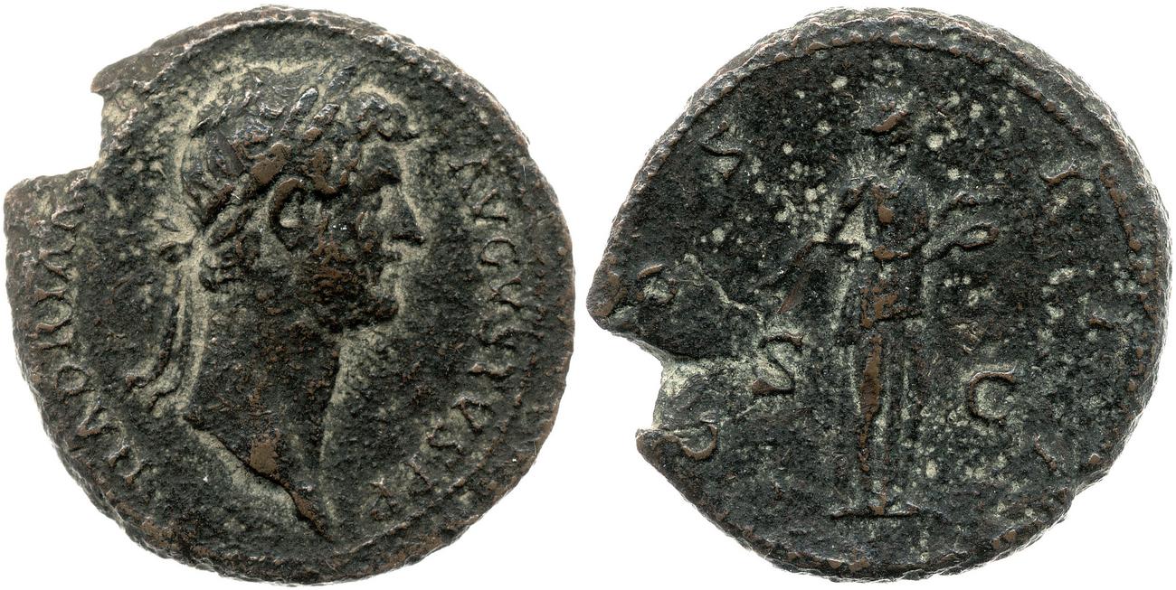 obverse RIC II, Part 3 (second edition) Hadrian 975
