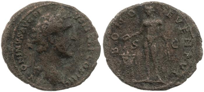 RIC III Antoninus Pius 676, реверс, bm