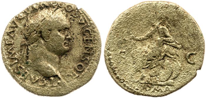 RIC II, Part 1 (second edition) Vespasian 1263, реверс, Британский музей