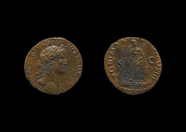 RIC II, Part 3 (second edition) Hadrian 242, реверс, Британский музей