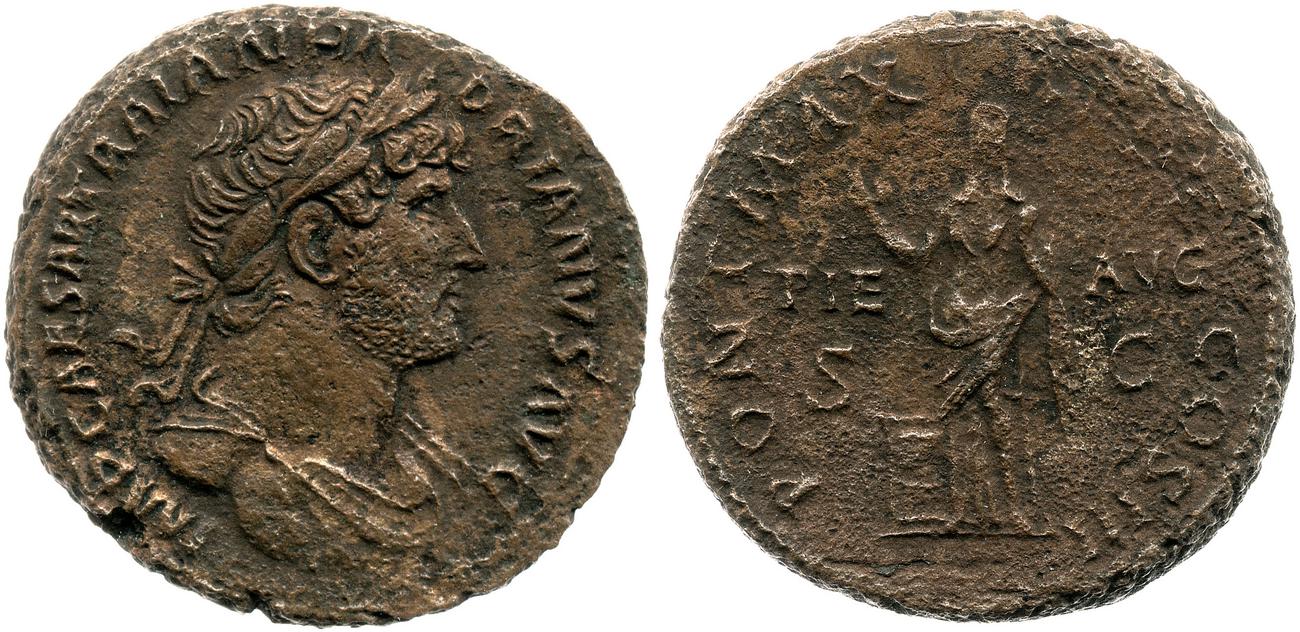 аверс RIC II, Part 3 (second edition) Hadrian 482
