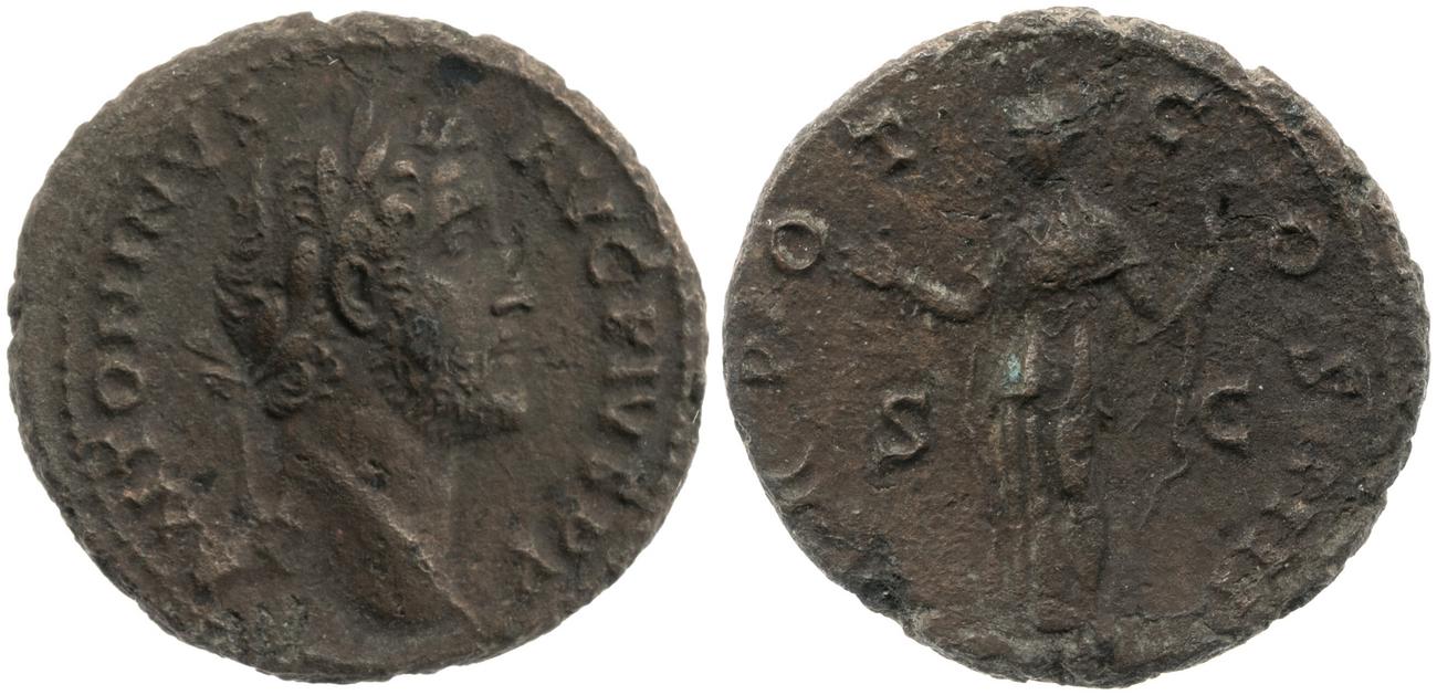 RIC III Antoninus Pius 832A, аверс, bm