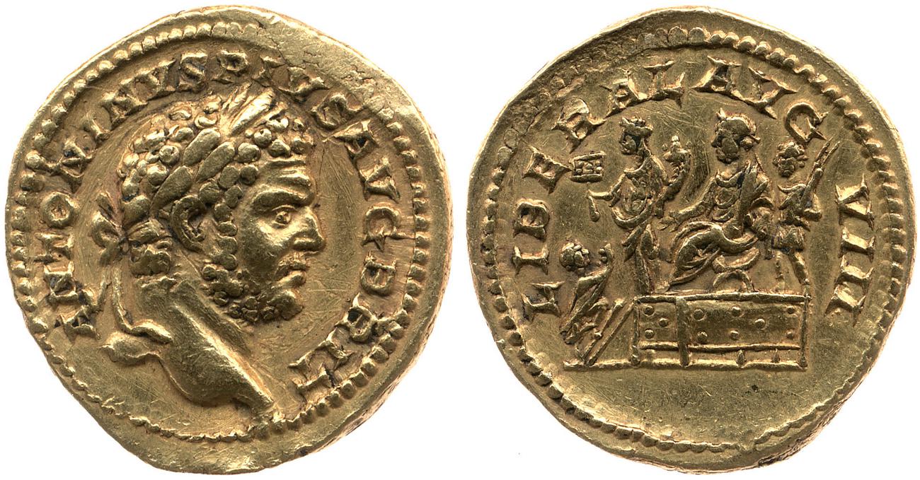 obverse RIC IV Caracalla 303