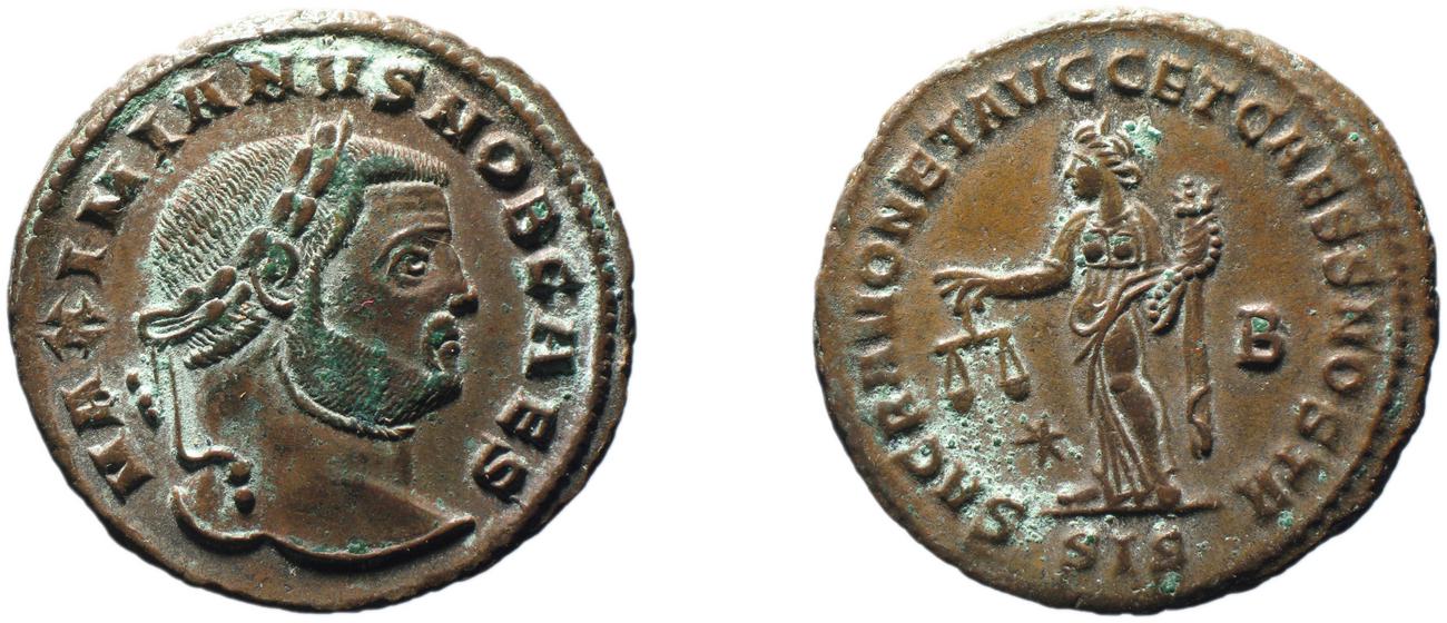 RIC VI Siscia 135b, аверс, bm