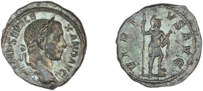реверс RIC IV Severus Alexander 222