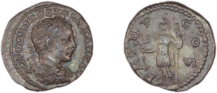 реверс RIC IV Severus Alexander 264