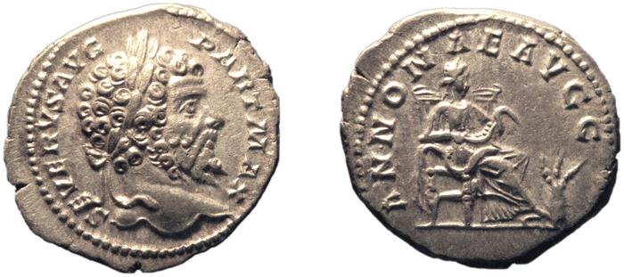 RIC IV Septimius Severus 156, реверс, Британский музей