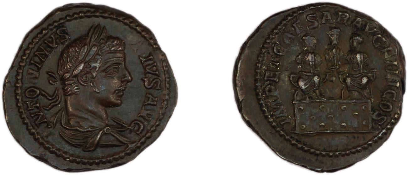 RIC IV Caracalla 75, аверс, Британский музей