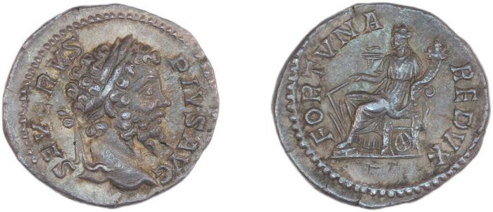 RIC IV Septimius Severus 264A, реверс, Британский музей