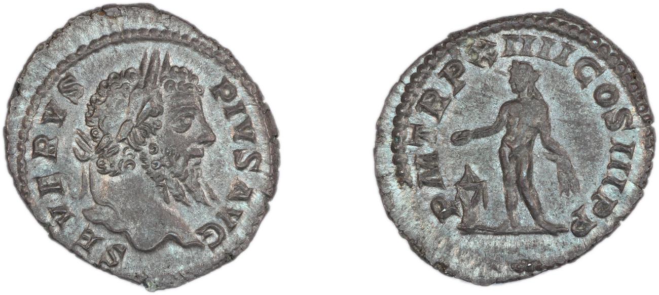obverse RIC IV Septimius Severus 201