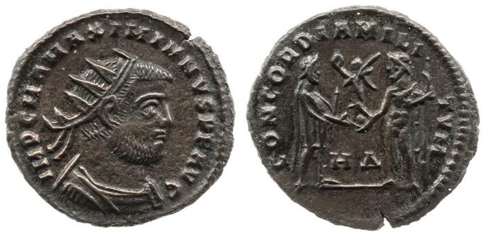 RIC VI Heraclea 14, реверс, bm