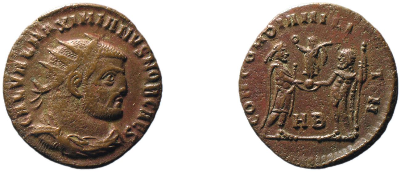 RIC VI Heraclea 14, аверс, bm