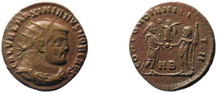 RIC VI Heraclea 14, реверс, bm