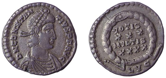 реверс RIC VIII Lugdunum 216