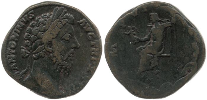 реверс RIC III Marcus Aurelius 1064