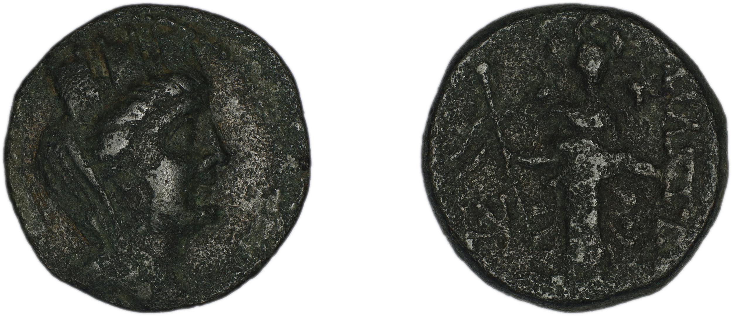 Mallus SNG Levante 1263, аверс, Британский музей