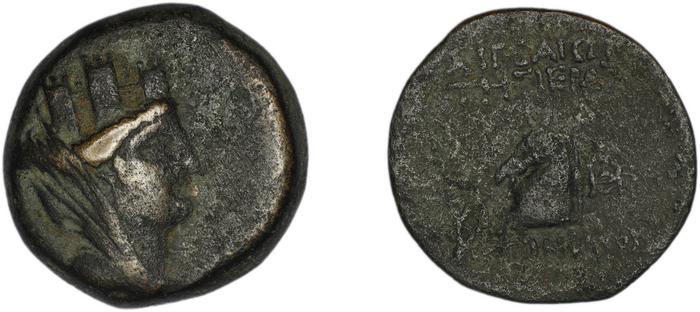 Aegeae Bloesch 1982 Period 4C.113-72, реверс, Британский музей