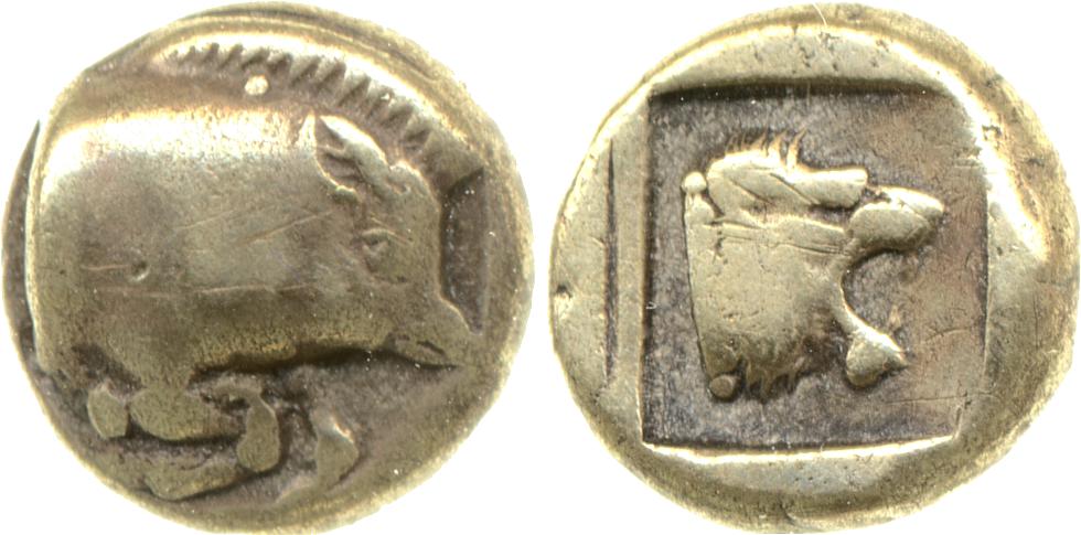 Mytilene Bodenstedt 1981 Series 3.41, аверс, Британский музей