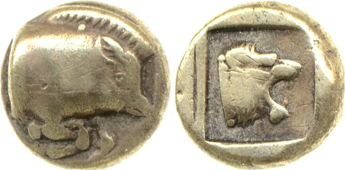 Mytilene Bodenstedt 1981 Series 3.41, реверс, Британский музей