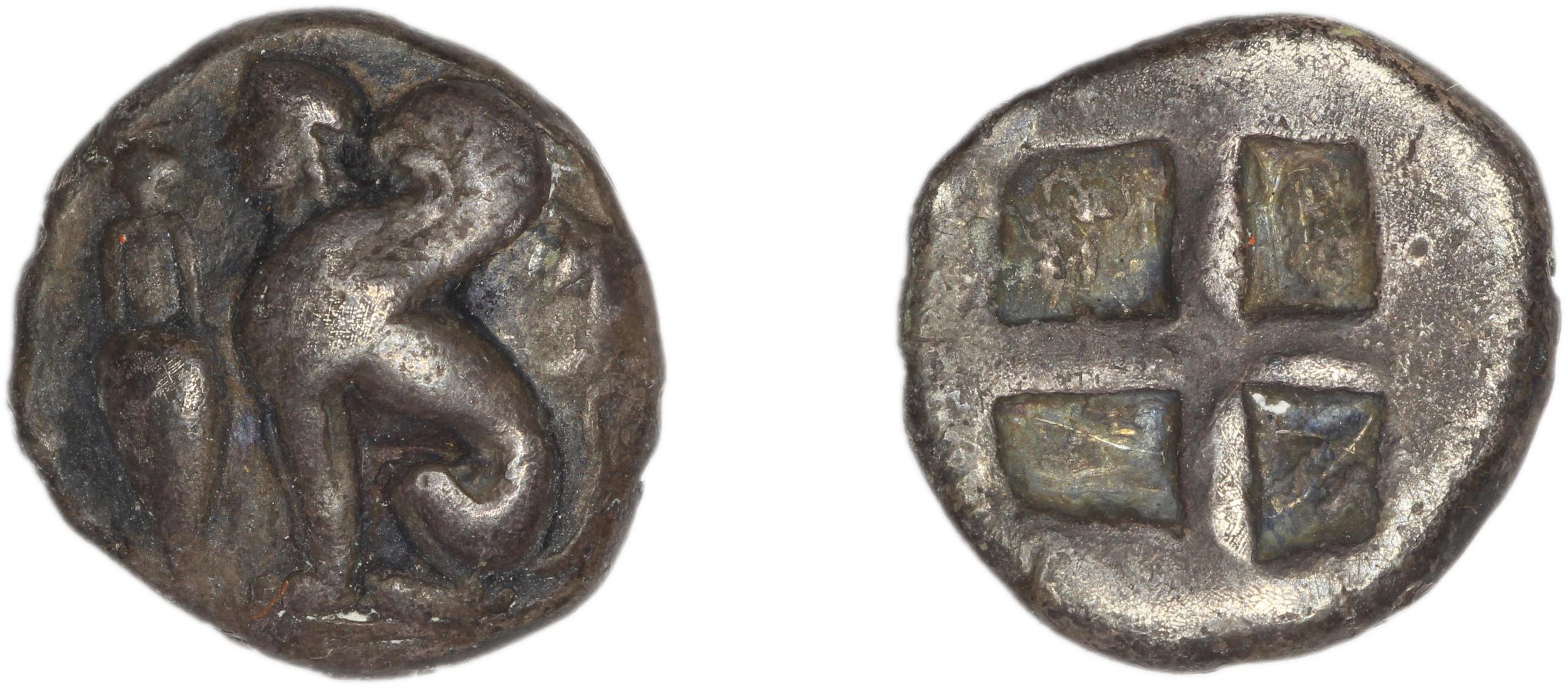 Chios Hardwick 1991 Chian 410-380 ar, аверс, Британский музей