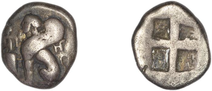 Chios Hardwick 1991 Chian 410-380 ar, реверс, Британский музей